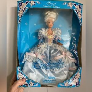 1997 Limited edition vintage Cinderella Fairy Tale Doll in Blue Gown